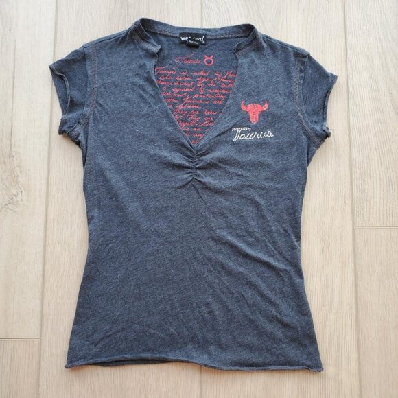 wet seal y2k taurus mini tee - Picture 1 of 8